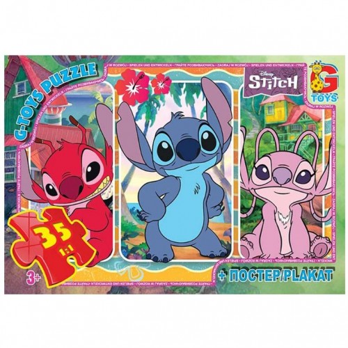Пазли із серії "Stitch", 35 ел (Gtoys)