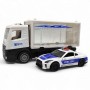 Вантажівка інерц. (Поліція) з метал машинкою (Nissan R35) (MiC)