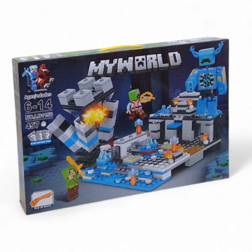 Конструктор Minecraft 457дет, короб. 47,5*32*7см (LB)