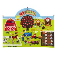 Ігровий плакат “My Farm” (тварини, цифри та англійський алфавіт)