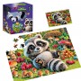 Пазлы с мягкой игрушкой "De.tail. Енотик" 260 деталей (De.tail)