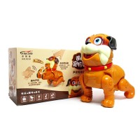 Муз.собачка 0550 (48шт/2) батар.,свет, муз.,в коробке 23*11*15см