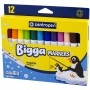 Фломастери 7650 Bigga, набір 12 шт. (Centropen)