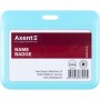 Бейдж-слайдер горизонт., голубой, 4500H (85*54 мм) (Axent)