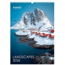 Календар настінний А3 2026 р., Landscapes