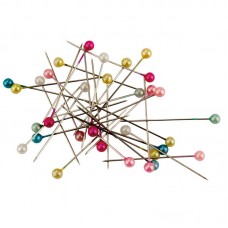 Шпильки кольорові, 34 мм, 200 шт., пласт. контейнер