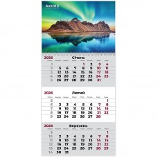 Календарь настенный квартальный 2026г, 1  пр., Nature 3