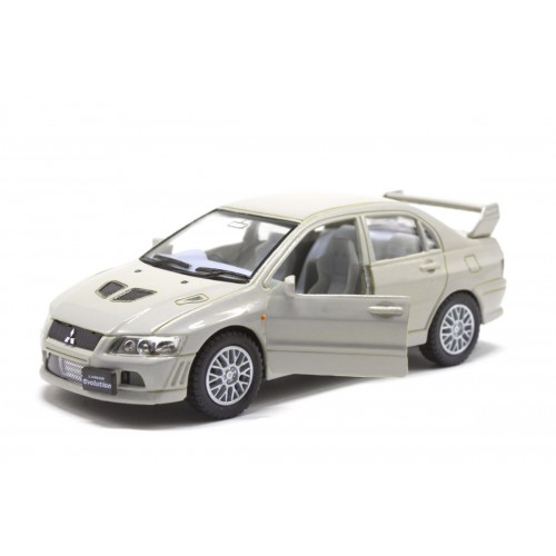 Машинка KINSMART "Mitsubishi Lancer Evolution" (серебристый) (Kinsmart)