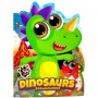 Раскраска детская "Милашки. DINOSAURUS", укр (Апельсин)