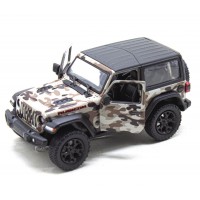 Машинка KINSMART JEEP WRANGLER, коричневый
