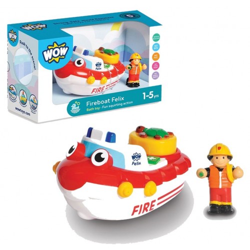 Игрушка для ванной "Wow Toys: Пожарная лодка" (MiC)