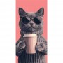 КАРТИНА ПО НОМЕРАМ "КОТЯЧИЙ ВАЙБ" 40Х80 СМ (Origami)