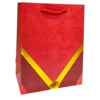 Пакет подарочный, 23х18х10 см (КРАСНЫЙ) Пакет подарочный, 23х18х10 см (КРАСНЫЙ)