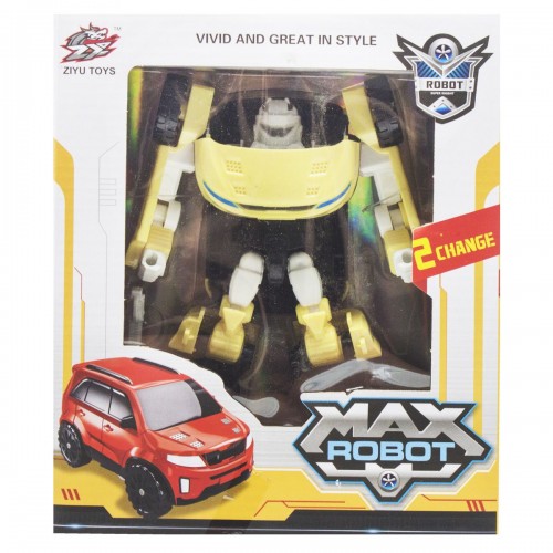 Трансформер "Max Robot", желтый (Ziyu Toys)