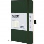 Книга записная Partner Soft Skin, 125*195, тёмно зеленая (Axent)