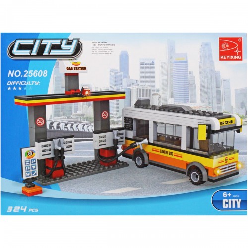Конструктор "City: Автобус", 324 дет (Keyixing)