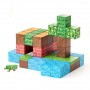 Конструктор магнитный "Майнкрафт/Minecraft" 49 элементов, фигурки героев, в коробке (MiC)