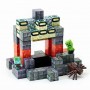 Конструктор магнитный "Майнкрафт/Minecraft" 68 элементов, фигурки героев, в коробке (MiC)