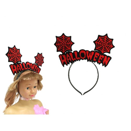 Обруч Хэллоуин (Halloween) красный (MiC)