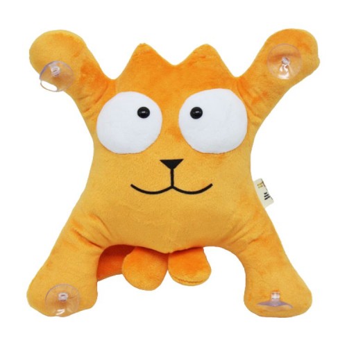 Игрушка на присосках "Кот Саймон", оранжевый (Селена)