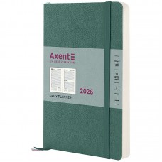 Щоденник 2026 Partner Soft Skin, 145*210, сіро-лазурний