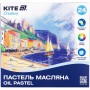 Пастель масляная, 24 цвета Creative. (Kite)