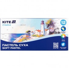 Пастель суха, 12 кольорів Creative
