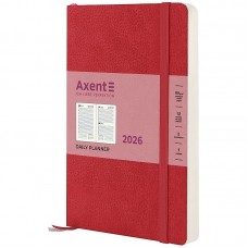 Щоденник 2026 Partner Soft Skin, 145*210, червоний