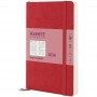 Ежедневник 2026 Partner Soft Skin, 145*210, красный (Axent)