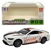 Машинка 1:32 металлическая MUSTANG COBRA (БЕЛЫЙ)