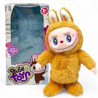Интерактивная игрушка ЛАБУБУ/LABUBU (ГОРЧИЧНЫЙ)