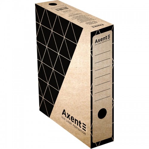 Бокс архивный 80 мм, крафт (Axent)