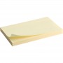 Блок бумаги с липким слоем 75x125 мм, 100 л., желт (Axent)