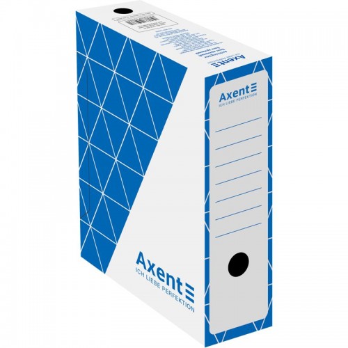 Бокс архивный 100 мм, синий (Axent)