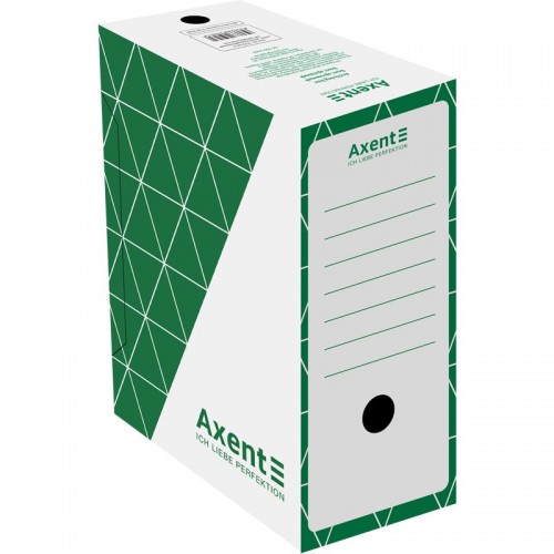 Бокс архивный 150 мм, зеленый (Axent)
