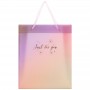 Пакет пластиковый подарочный 32x27x8.5см, Just for you-3 (Axent)