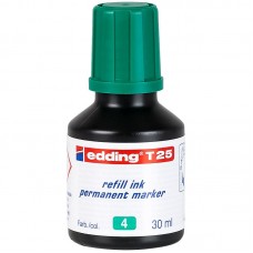 Чорнило для заправки Permanent e-T25 зелене