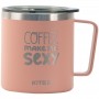 Термокружка 400 мл, пудра Coffee makes me sexy (Kite)