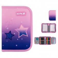Пенал Kite 1 від., 2 відв., з наповненням 622H Sparkling