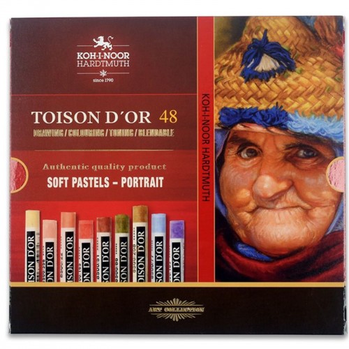 Пастельные мелки T.D'OR, 48 шт., Portrait (KOH-I-NOOR)