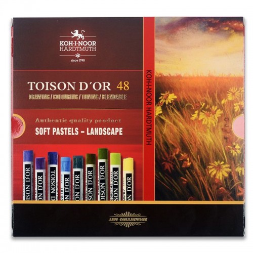 Пастельные мелки T.D'OR, 48 шт., Landscape (KOH-I-NOOR)