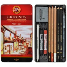 Набір художній GIOCONDA 8890, 10 предметів,мет.уп.