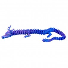 Игрушка подвижная 3D Дракон 45см (ГОЛУБО-ФИОЛЕТОВЫЙ)