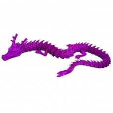Игрушка подвижная 3D Дракон 45см (ФИОЛЕТОВЫЙ)