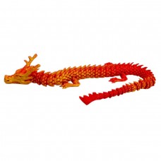 Игрушка подвижная 3D Дракон 45см (КРАСНЫЙ)