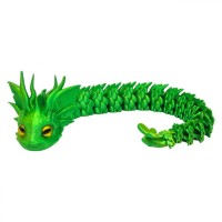 Іграшка рухлива 3D Королівський Дракон 32см (ЗЕЛЕНИЙ)