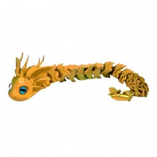 Игрушка подвижная 3D Королевский Дракон 32см (ЖЕЛТЫЙ)