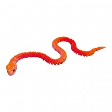 Игрушка подвижная 3D Змея 60см (красная)