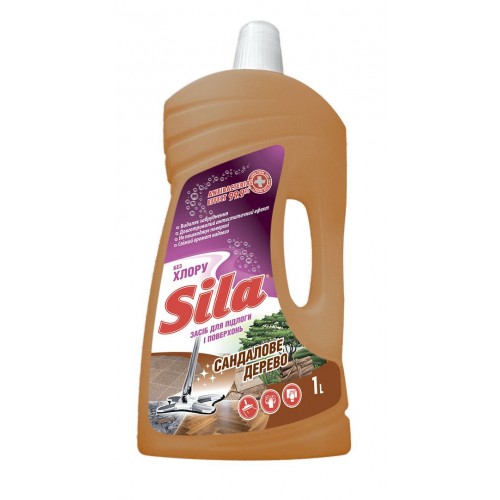 SILA средство для мытья полов 1,0 л Сандаловое дерево (SILA)