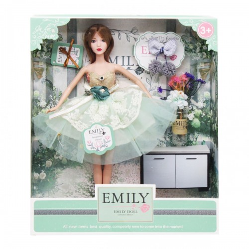 Кукла "Emily Fashion Classics" с цветами (MiC)